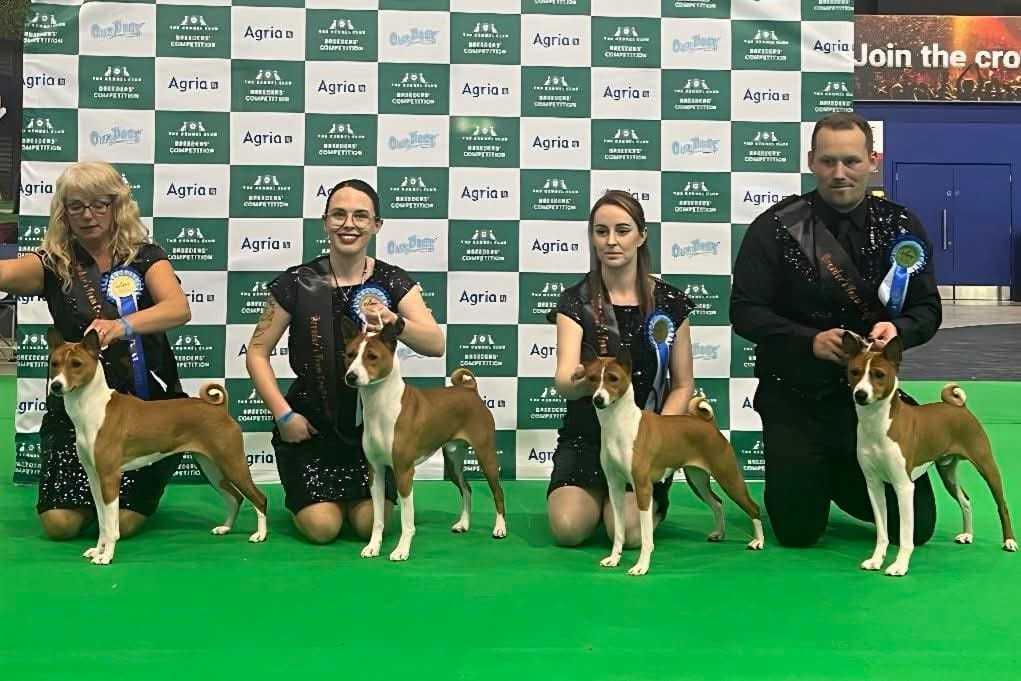 Mawali Breeders Team photo at Crufts 2025